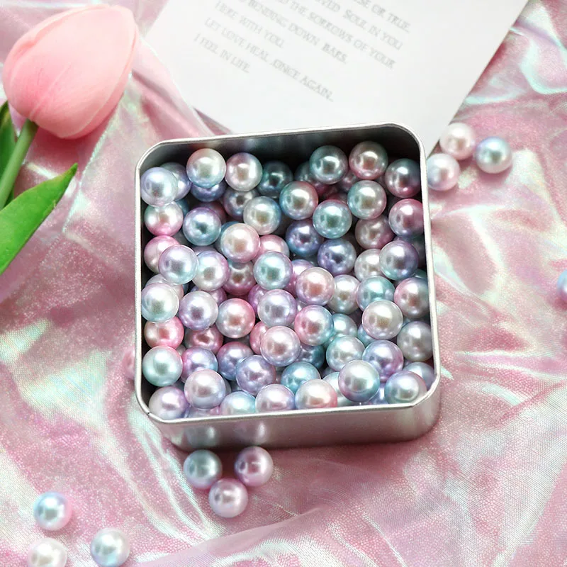 200Pcs Round Pearl Gradient Ma - Resin Art Design For Wedding ulasan dan harga