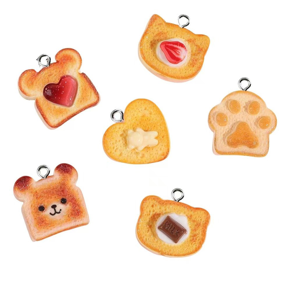 10pcs Heart Bear Cat Animal Sh - Resin Art Handmade ulasan dan harga