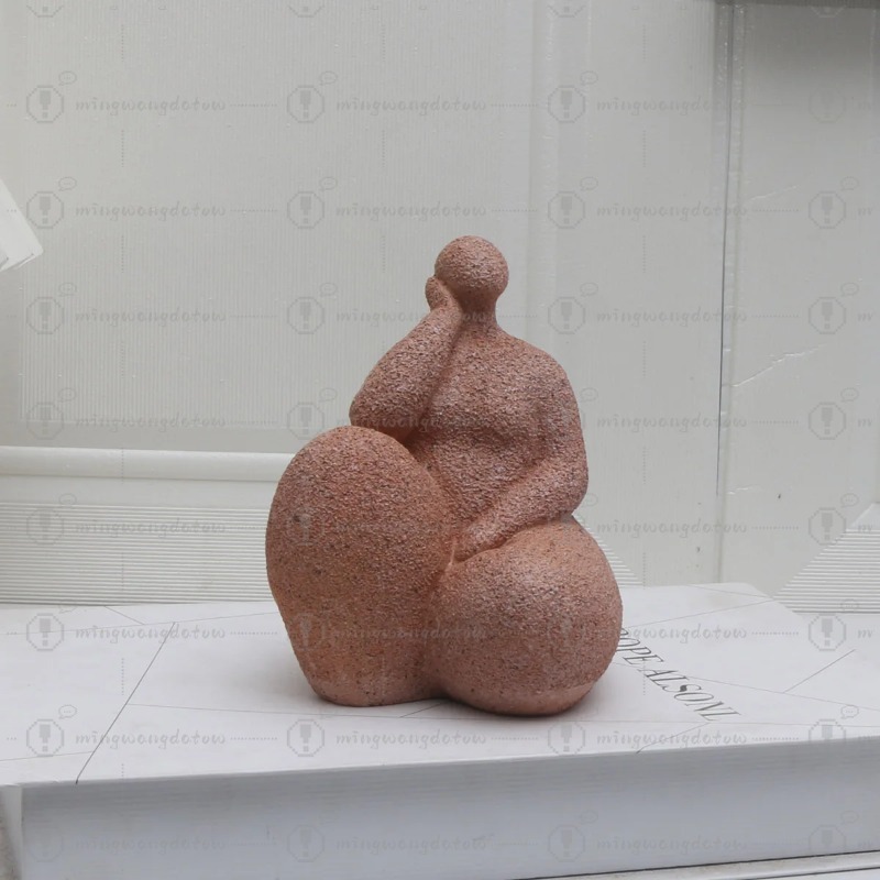 1pc, Sandstone Resin  Chubby W - Resin Art Handmade ulasan dan harga