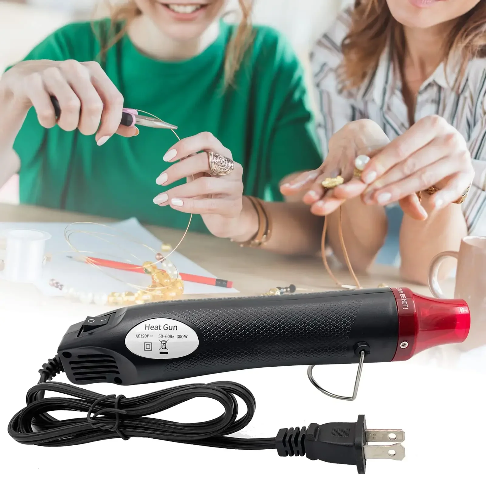 110V/220V Mini Hot Air Gun 300 - Resin Art Heat Gun ulasan dan harga