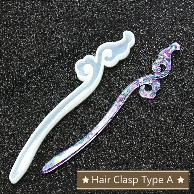 New Transparent Hairpin Silico - Resin Art Handmade ulasan dan harga