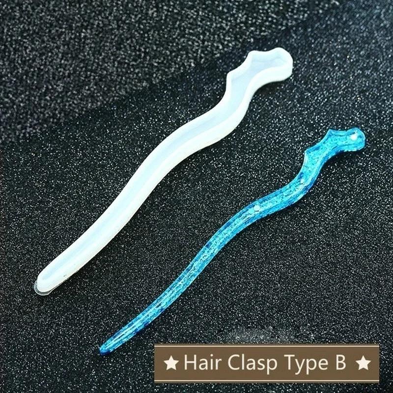 New Transparent Hairpin Silico - Resin Art Handmade ulasan dan harga