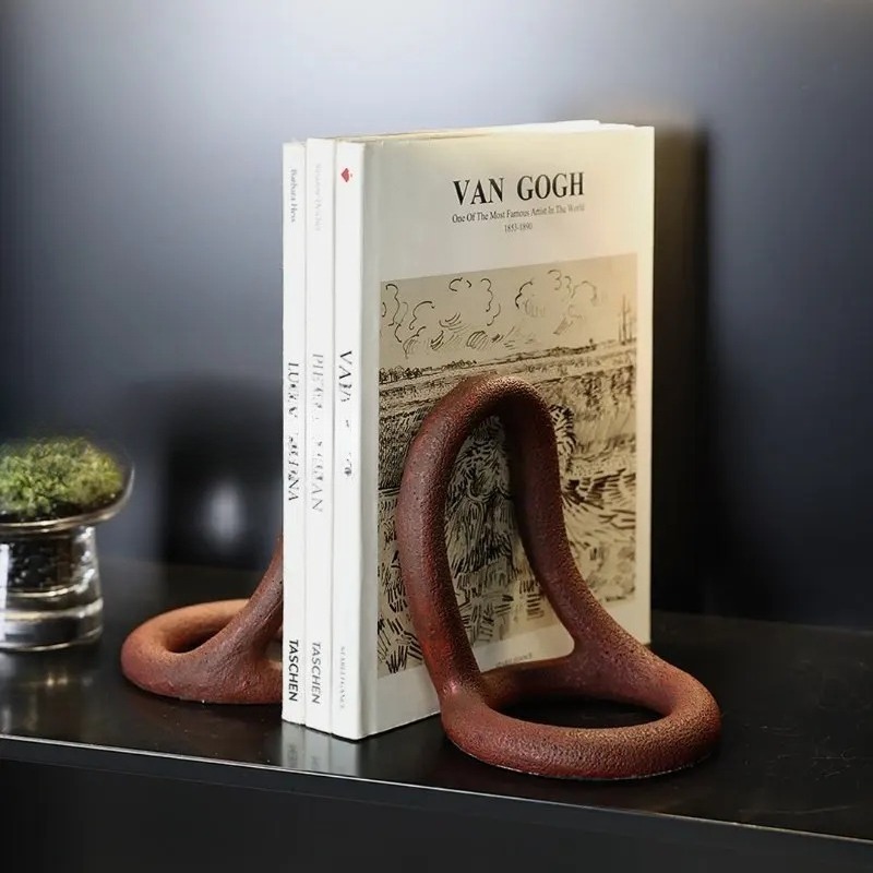 Minimalist Bookends for Office - Resin Art Book ulasan dan harga