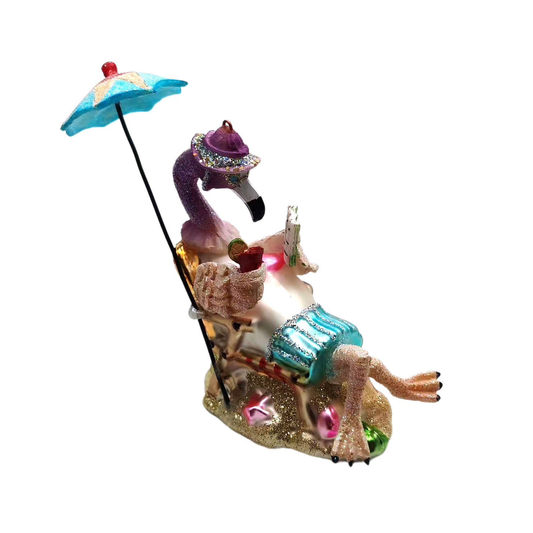 Glass and Resin Art Flamingo O - Xmas Resin Art ulasan dan harga