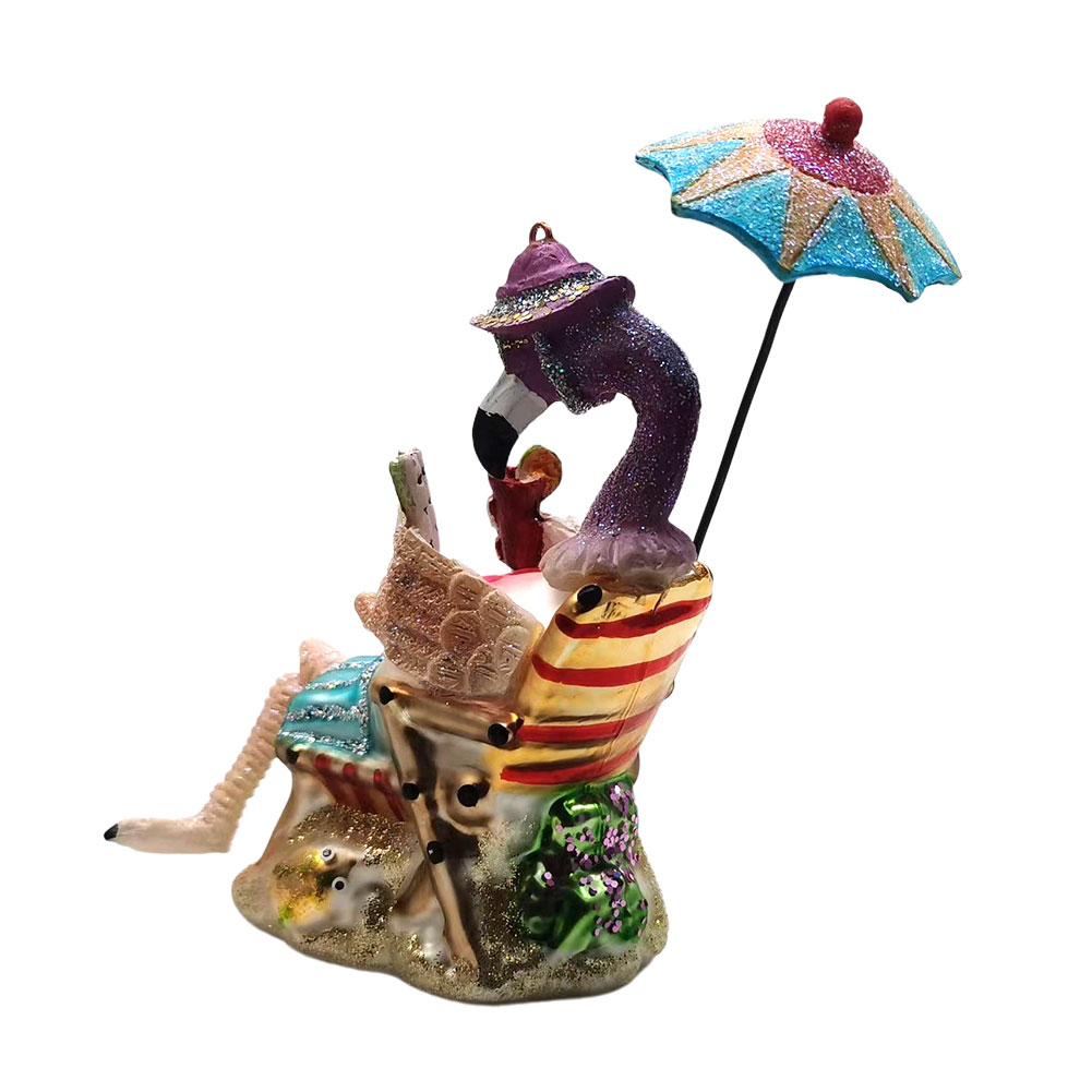 Glass and Resin Art Flamingo O - Xmas Resin Art ulasan dan harga