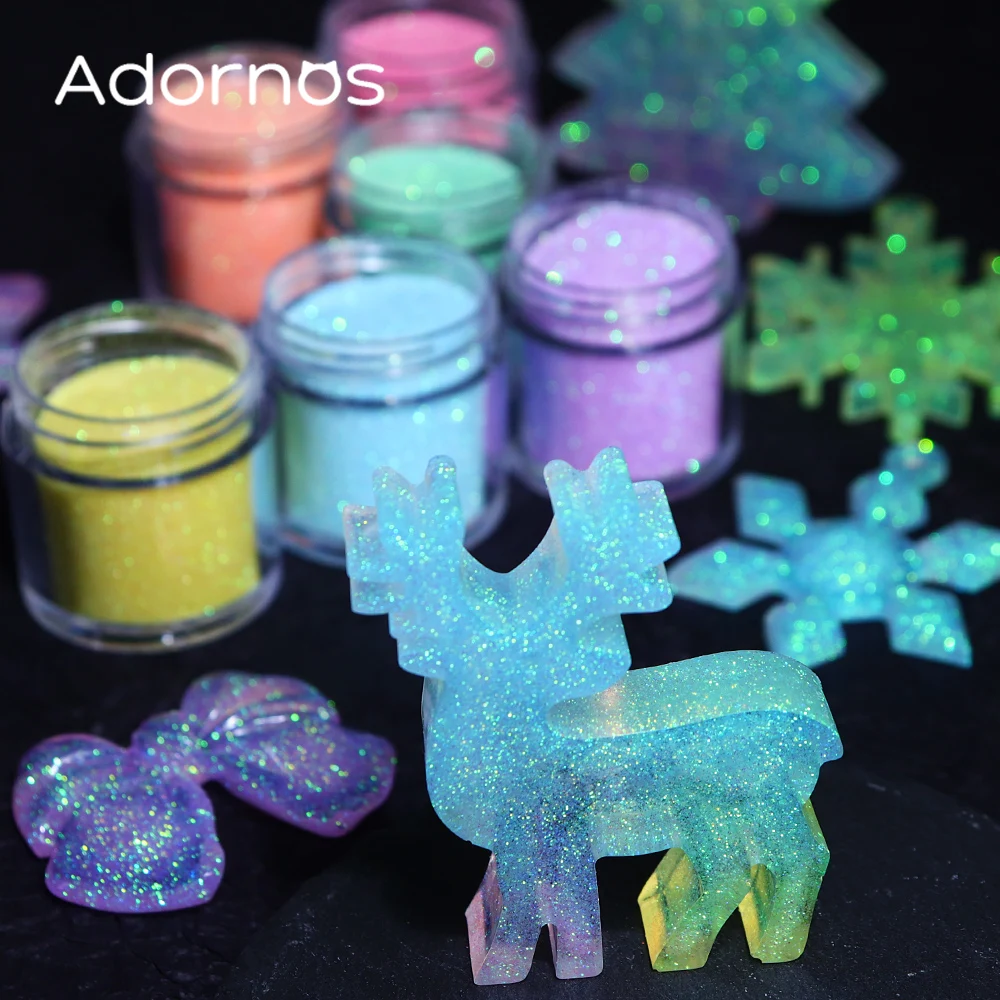 Iridescent Glitter Sugar Powde - Resin Art Glue ulasan dan harga
