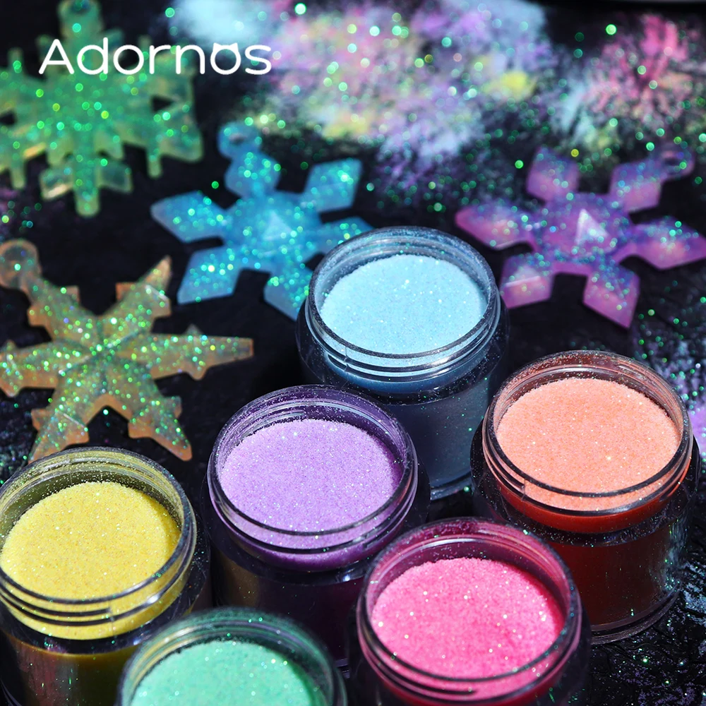 Iridescent Glitter Sugar Powde - Resin Art Glue ulasan dan harga