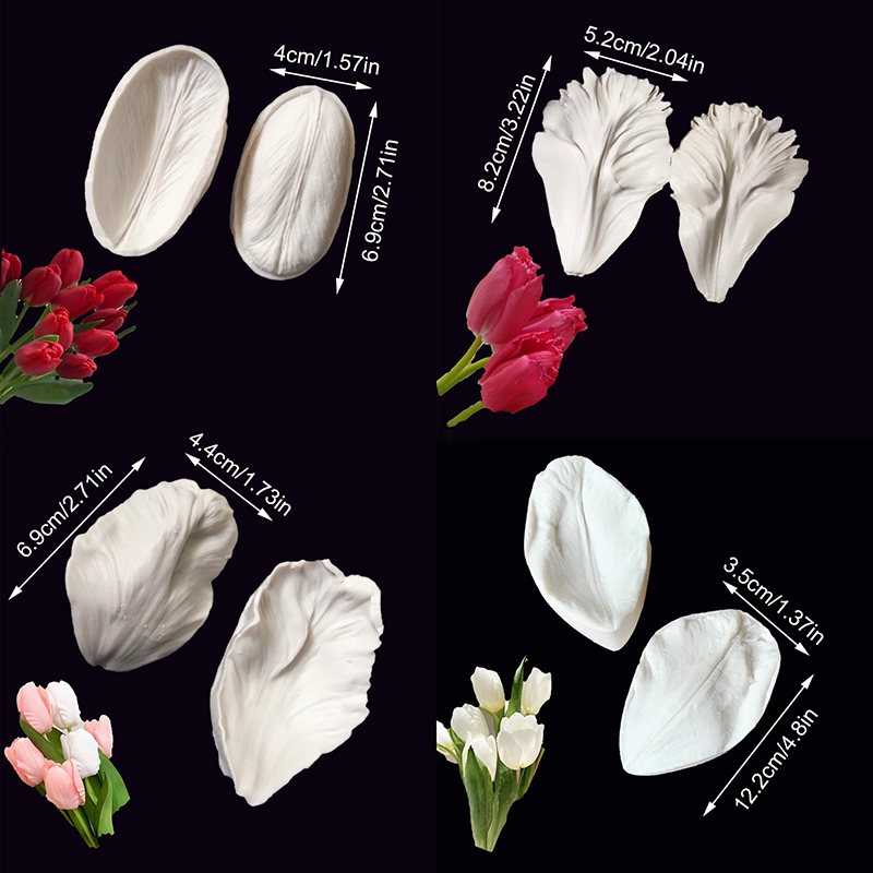 HOT! 2Pcs Tulip Petal Silicone - Resin Art Heat Gun ulasan dan harga