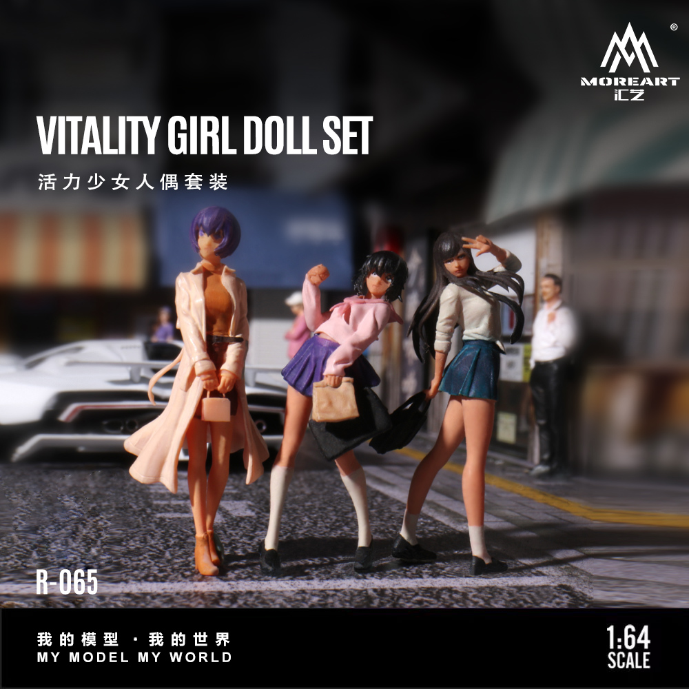 More Art 1:64 Dynamic Girl Dol - Resin Art Gift ulasan dan harga