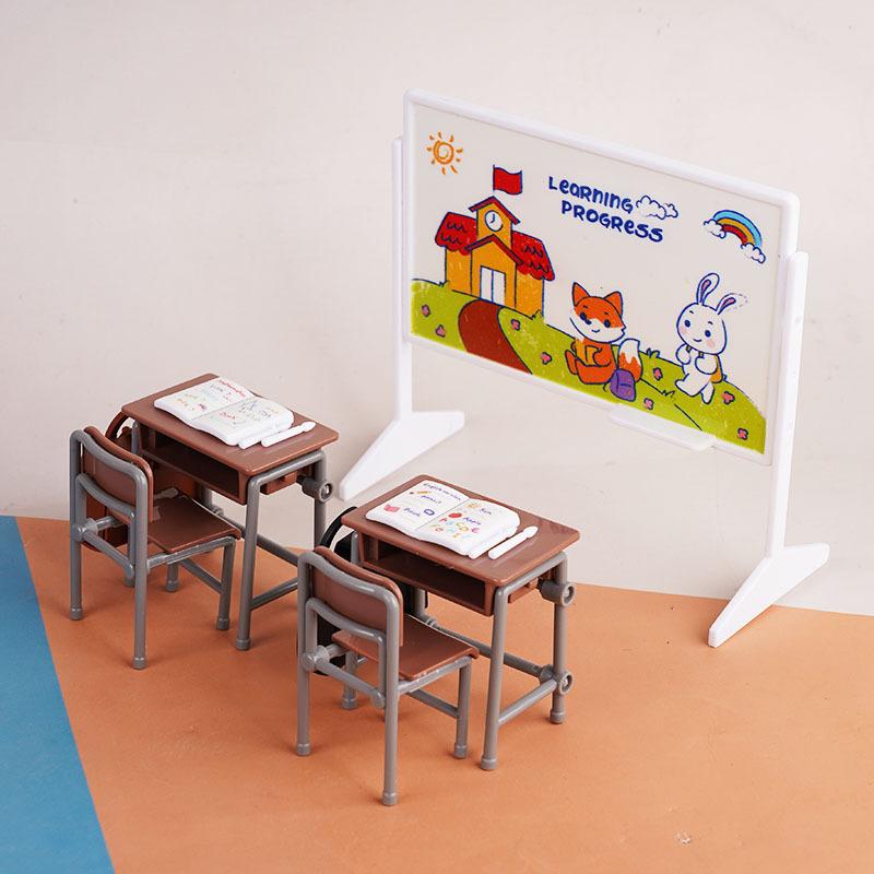 1 Set Classroom Decor Toy 1:12 - Resin Art Book ulasan dan harga