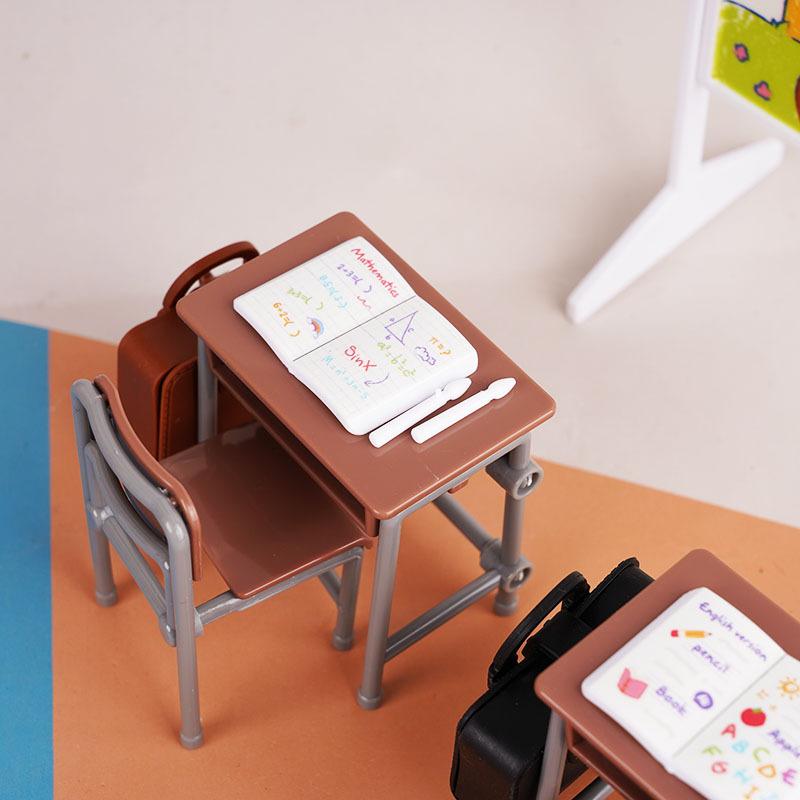 1 Set Classroom Decor Toy 1:12 - Resin Art Book ulasan dan harga