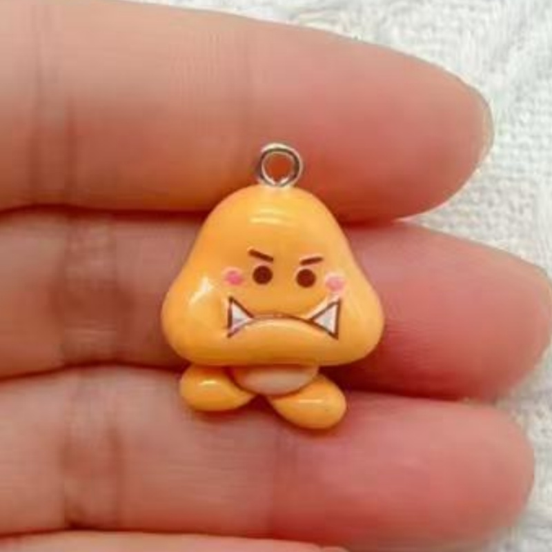 10pcs resin cartoon pendant, D - Resin Art Jewelry Kit ulasan dan harga