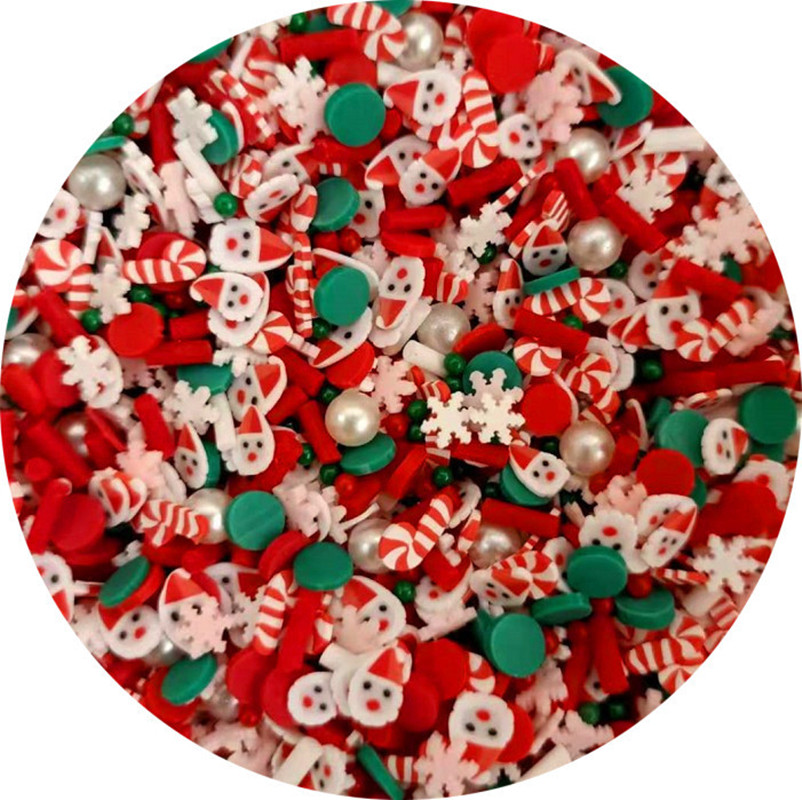 Christmas Polymer Clay Slices  - Xmas Resin Art ulasan dan harga