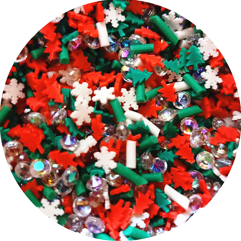 Christmas Polymer Clay Slices  - Xmas Resin Art ulasan dan harga