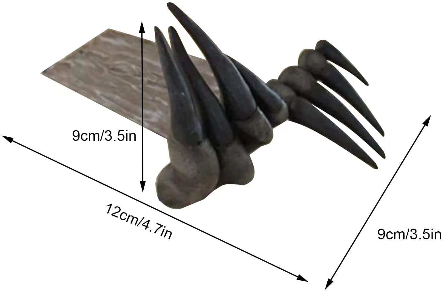 Gothic Devil Claw Bookmark Res - Resin Art Book ulasan dan harga