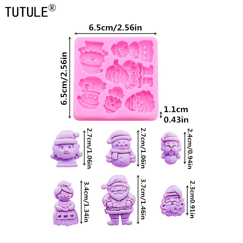 Santa Claus Silicone Mold Chri - Resin Art Products ulasan dan harga