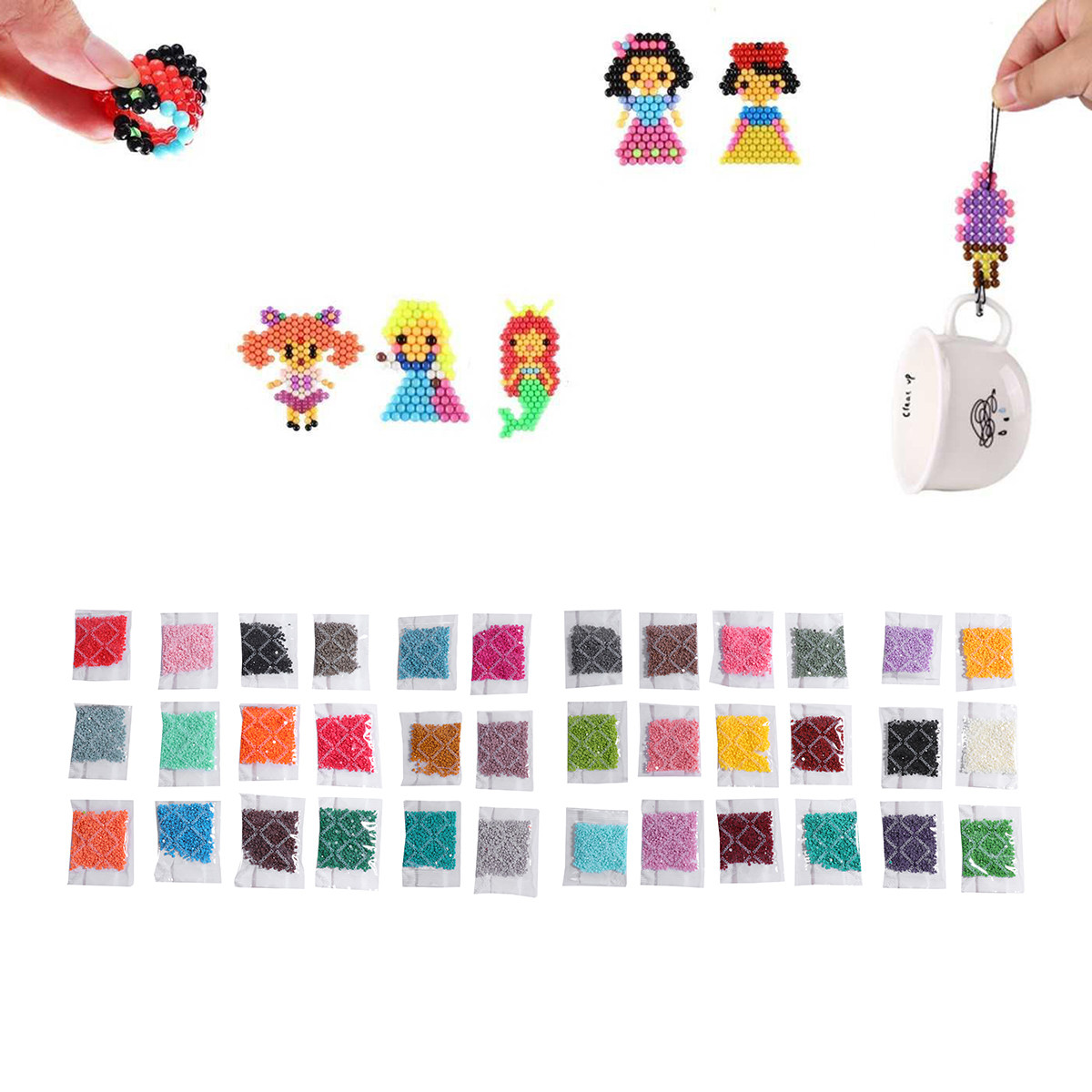 36pcs Round Diamond Set Resin  - Resin Art Set ulasan dan harga