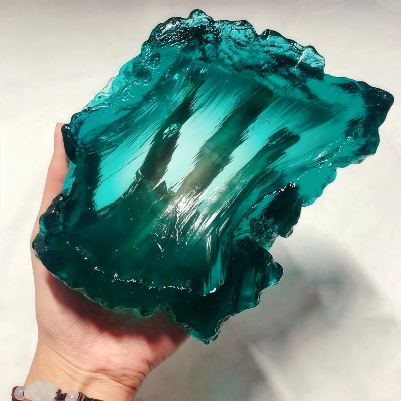 Ocean Wave Design Plate Epoxy  - Resin Art Ring Design ulasan dan harga