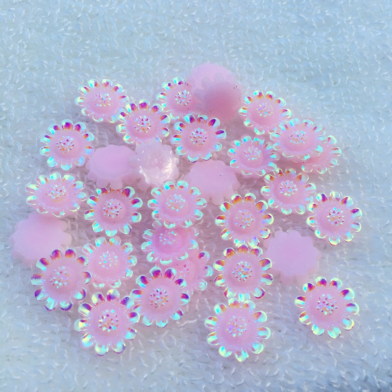 12mm AB resin flower design rh - Resin Art Design For Wedding ulasan dan harga
