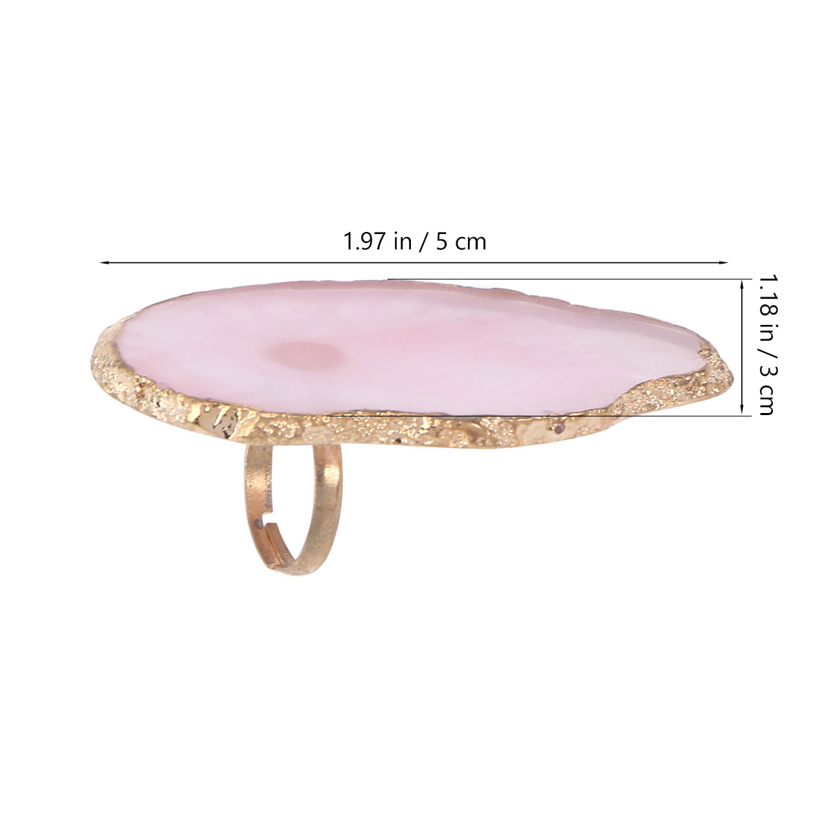 Mini Nail Art Finger Ring Pale - Resin Art Ring Design ulasan dan harga
