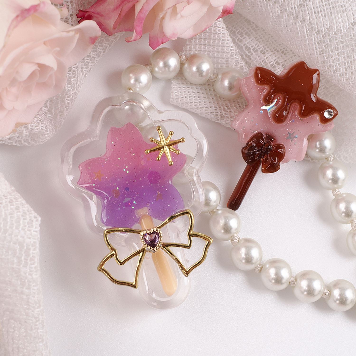 1Piece Flowing Sand Lollipop S - Silicone Mold Ocean ulasan dan harga