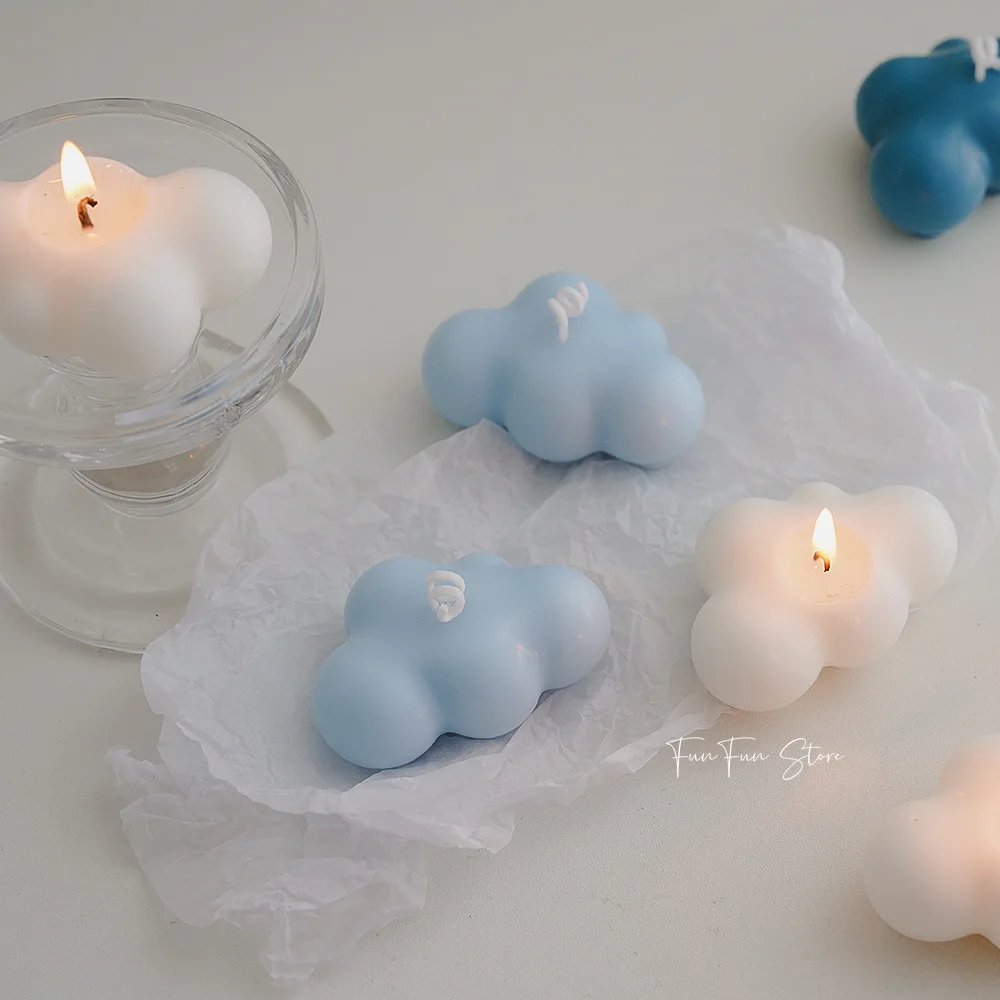 3D Cloud Shape Candle Silicone - Silicone Mold Ocean ulasan dan harga