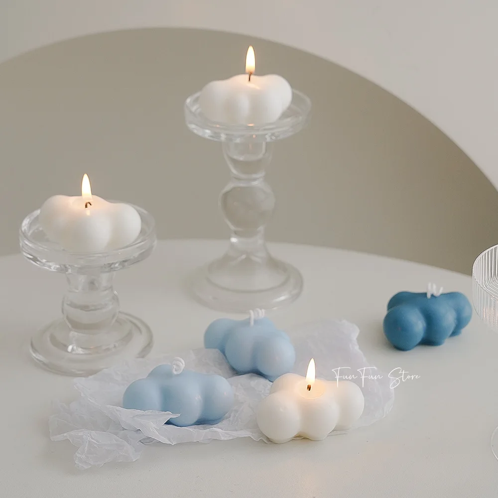 3D Cloud Shape Candle Silicone - Silicone Mold Ocean ulasan dan harga